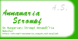 annamaria strompf business card